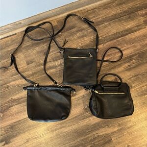 Black Leather Women’s Purse Bundle